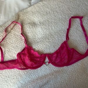 Hot Pink Lace Bralette